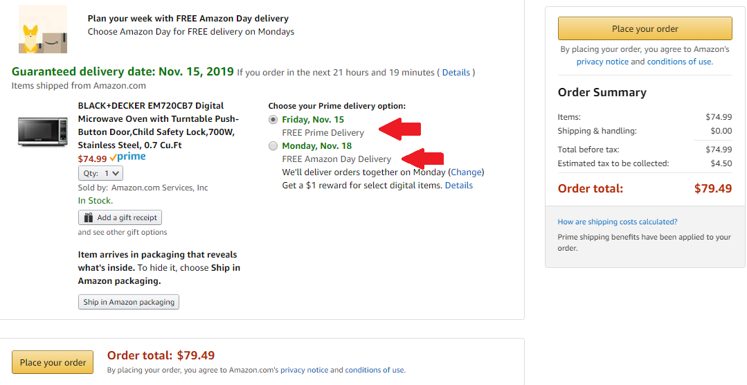 amazon prime login my account orders history page